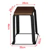 Combinación de Mesa y Sillas para Restaurante de Comida Rápida Catering Comercial Tienda de Snacks y Fideos Tienda de Desayunos Mesa de Comedor Económica Mesa Rectangular para 4 Personas