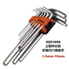 Conjunto de chaves Allen de cabeça chata multi-especificação atacado tipo L curto/longo ferramentas de hardware doméstico macho