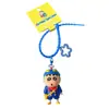 Chaveiro Pingente Autêntico Desenho Animado Shin-Chan Super-Homem Dinâmico Carro Chaveiro Boneca Fofa para Bolsa Decoração
