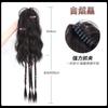 Trenza Boxeadora Cola de Caballo Alta Cabello de Simulación Mechas Teñidas Spice Girl Ondas de Agua Pinza de Agarre Cola de Caballo Cascada Semi Recogido Color Cola de Caballo Trenza