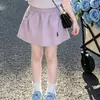 Conjunto de Polo para Niña Ropa Infantil Coreana 2026 Verano Nuevo Casual Bordado Chaleco Elegante Conjunto de Dos Piezas Moderno