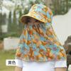 Sombrero de Mujer Primavera y Verano Anti-UV Cubre Rostro Transpirable para Ciclismo Sombrero para Recoger Té Sombrero de Pesca Protector Solar Sombrero para el Sol