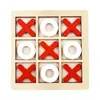 Juego de mesa de madera XO tic-tac-toe transfronterizo para competición infantil PK padre-hijo Oriente Medio juego de mesa rompecabezas 03 bien rejilla juguete