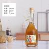 Fornecimento de Fábrica Novo Estilo Garrafa de Vinho de Frutas Listrada Dura Multitamanho Transparente Fosco Garrafa de Vinho de Ameixa Verde Garrafa de Vidro Selada para Vinho de Gelo