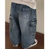 2026 Niños Primavera Nuevos Elegantes Pantalones Casuales para Bebé Estilo Coreano Bolsillos Pantalones Cargo Retro Jeans para Niños Modernos