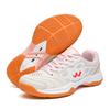 Tênis de tênis comércio exterior nova moda masculina e feminina calçados abrangentes para treino e competição respiráveis antiderrapantes resistentes ao desgaste calçados de badminton para casais