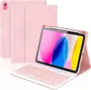 Teclado Bluetooth Adecuado para iPad 11 Generación A16 Teclado Bluetooth Funda de Cuero Air 11/45 Ultra-Delgada Inalámbrica Funda Protectora