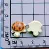 Miniatura Realista Tortuga Pan Pastelería Comida Pasador Goma para el Cabello Uñas Arte DIY Pegamento de Crema Accesorios de Resina