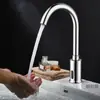 Grifo con Sensor Totalmente de Cobre Grifo con Sensor Totalmente Automático Monomando Frío y Caliente Sensor Inteligente Infrarrojo Lavamanos Doméstico