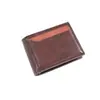 Cartera Horizontal para Hombre de Estilo Nuevo Europeo y Americano, Simple y de Moda, Gran Capacidad, Múltiples Ranuras para Tarjetas, Venta al por Mayor de Carteras para Hombre desde el Fabricante