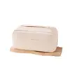 1 Bolsa de Cosméticos Nube de Cuero PU Almohada Gran Capacidad Estuche Cosmético Portátil Especial Bolsa de Lavado de Viaje Almacenamiento de Cosméticos