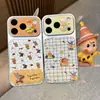 Funda de Teléfono con Soporte de Alienígena con Sombrero para iPhone 16 Pro Max Apple 17 Funda de Teléfono Estuche de Transformación Instantánea Galvanizado