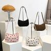 Bolso de Pana de Alta Calidad para Mujer 2024 Nuevo de Moda Tendencia Bolso de Hombro Estilo Coreano Ins Chica Elegante Bolso de Hombro