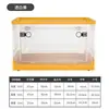 2025 Venta Caliente Transparente Transpirable Acrílico Caja para Mascotas Jaula para Hámster Jaula Portátil de Mano Caja de Almacenamiento Estuche de Almacenamiento Número