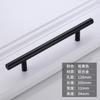 Minimalista Nórdico Forma de T Un Solo Agujero Dorado Manija Extendida Armario Cocina Alacena Librero Cajón Manija Aluminio Sólido Fabricantes