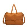 Bolsa de ombro grande de algodão da moda transfronteiriça, bolsa tote feminina de 2024, nova bolsa de ombro simples de nylon para viagem, primavera