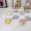 Juguete de bollo al vapor de colores, un modelo de comida realista para aliviar el estrés, un adorno de bollo al vapor lindo y mini