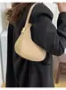 Bolso de Color Sólido para Mujer Estilo Coreano Bolso de Fieltro Transfronterizo Nueva Llegada Portátil Casual Hombro Portátil Bolso de Mano para Mujer