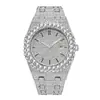 Relojes MISSFOX marca de alta gama estrellas diamante relojes de cuarzo para hombre moda reloj totalmente de diamante fabricantes