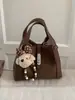 Bolso de Mano Casual de Gama Alta Tipo Cubo para Mujer 2025 Invierno Nuevo de Moda Versátil Elegante Bolso de Hombro Cruzado