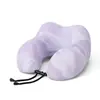 Almohada Personalizada en Forma de U de Seda Helada, Almohada Refrigerante para el Cuello, Se Puede Añadir Logo, Regalo Promocional, Almohada para Coche y Aviación, Almohada en Forma de U de Espuma Viscoelástica