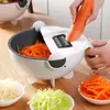 Cortador de Verduras Multifuncional Transfronterizo para Cortar Papas en Cubos, Rallador de Cocina, Rebanador para Uso Doméstico