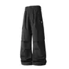Calça Cargo G-stone com Zíper Lateral, Camada Dupla, Perna Larga, Leve, Secagem Rápida, Cintura Elástica, Multicor, Funcional para Uso ao Ar Livre, Longa