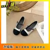 Zapatos Mary Jane de plataforma con una sola correa para mujer, Primavera 2026, punta redonda retro, combinados, suela blanda, adecuados para faldas, zapatos de vestir