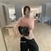 30% lana, 30% mohair, estilo otoño Thirteen Lines imis*2026, suéter de punto casual holgado adelgazante de manga larga para mujer