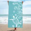 Alfombra de rizo patrón de moda toalla para sudar toalla de playa toalla de baño chal toallita de microfibra impresión digital costero