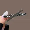 Presilhas de cabelo de alta qualidade, estilo coreano, nicho, para mulheres, doces e de luxo leve, estilosas e versáteis, presilhas laterais sem costura para franja