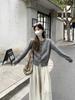 Cardigan Casual Simple Colorido Estilo Coreano de un Solo Botón Manga Larga para Mujer Otoño Nuevo Delgado Versátil Dulce Top Ins