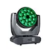 Luz de tingimento de cabeça móvel com foco ajustável de 18 LEDs, luz par de cabeça móvel de cores completas para bares, KTV, casamentos, salões de banquetes, iluminação de palco