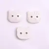 Botões de Gatinho Cartoon Coloridos de Dois Olhos Acessórios de Cabelo DIY Presilhas de Cabelo Grampos de Cabelo Patches Capa de Celular Tamancos Decorações de Sapato Acessórios