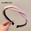 Faixa de Cabelo Xadrez Torcida Outono e Inverno Alta Pressão no Crânio Faixa de Cabelo Versátil ao Ar Livre Caverna Estilo Preppy Faixa de Cabelo Faixa de Cabelo