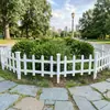 Valla de plástico PVC resistente a la corrosión e impermeable para patio, jardín, paisajismo, aislamiento y cercado de patios pequeños al aire libre