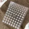Série Duyuer Adesivos de Unha Populares Estilo Influenciador Realista com Suporte Adesivo para Decoração de Unhas DIY