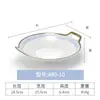 Melamina de Formato Especial Restaurante Imitação de Porcelana Peixe para Chucrute Bacia Triangular Tigela Grande Prato de Peixe de Plástico Prato de Coração Tigela com Borda Inclinada Comercial