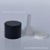 Suministro directo de fábrica tapa lisa de aluminio de 18 dientes tapa a juego para botella de aceite tapa de aluminio anodizado tapa de botella de cosmético