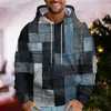 Moletom com Capuz de Manga Longa Masculino Novo para Primavera e Outono, Roupas Modernas de Caimento Solto, Moletom Casual Masculino