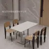 Mesa e Cadeira para Cantina Escolar Fábrica Cantina da Empresa Combinação de Mesa e Cadeira para Cantina de Funcionários Mesa e Cadeira para Refeição de Quatro Pessoas Tipo Econômico