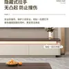 Nuevo Set de Mueble de TV y Mesa de Café de Lujo Ligero para Sala de Estar, de Pie, Adecuado para Hogares Pequeños Modernos Minimalistas
