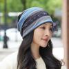 Bufanda de Otoño e Invierno Sombrero Protección para el Cuello Set para el Cuello Versátil Multifuncional Gorro Máscara Gorro Trenzado Unisex Sombrero de Luna