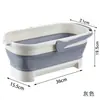 Fregadero para Fregona Hogar Balcón Fregadero Cuadrado Fregona Móvil Baño Fregadero para Fregona Fregadero para Fregona Cubeta de Piso de Plástico Agua