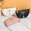 Bolsa de comércio exterior 2023 Verão e outono nova moda bolinhas bolsa feminina ombro transversal bolsa dumpling atacado bolsa losango