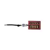 Colgante de ábaco de palo de rosa llavero para coche colgante de madera de alta gama vintage para hombre accesorio de llavero de madera