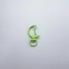 Llavero con Cierre de Langosta de Luna Colorido, Forma Especial, Hebilla de Resorte, Hebilla para Perro, Colgante Hecho a Mano DIY, Accesorios de Joyería, Versión Coreana