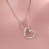 Colar de amor de diamante flash irregular, moda feminina, leve, luxo, elegante, design de nicho, estilo Sense Ins, corrente de clavícula doce
