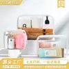 Bolsa de aseo impermeable totalmente transparente, bolsa de maquillaje portátil de viaje de PVC personalizada, bolsa de almacenamiento y organizador para artículos de tocador