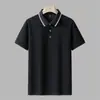 Camisa Polo de Manga Curta para Homens, Novo Estilo de Verão, Camiseta Fresca, Respirável e Confortável de Manga Meia para Jovens, Fashion e Versátil, até 8XL